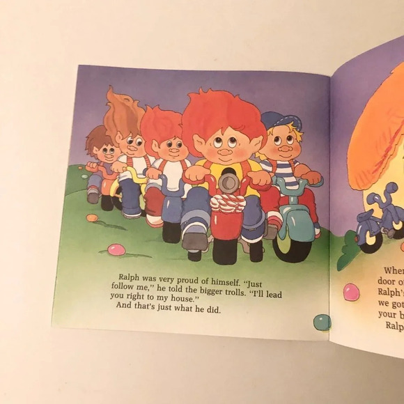Vintage 1992 The Norfin Trolls Ralph Trolls New Bicycle Scholastic Book - Picture 12 of 15